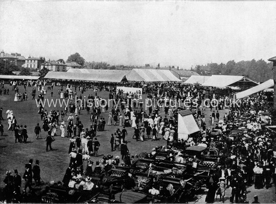 The Eton & Harrow Cricket Match, Lord's Cricket Ground, London. c.1890's.